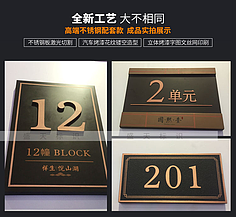 導視設計中的靈魂 銘牌的藝術與功能解析